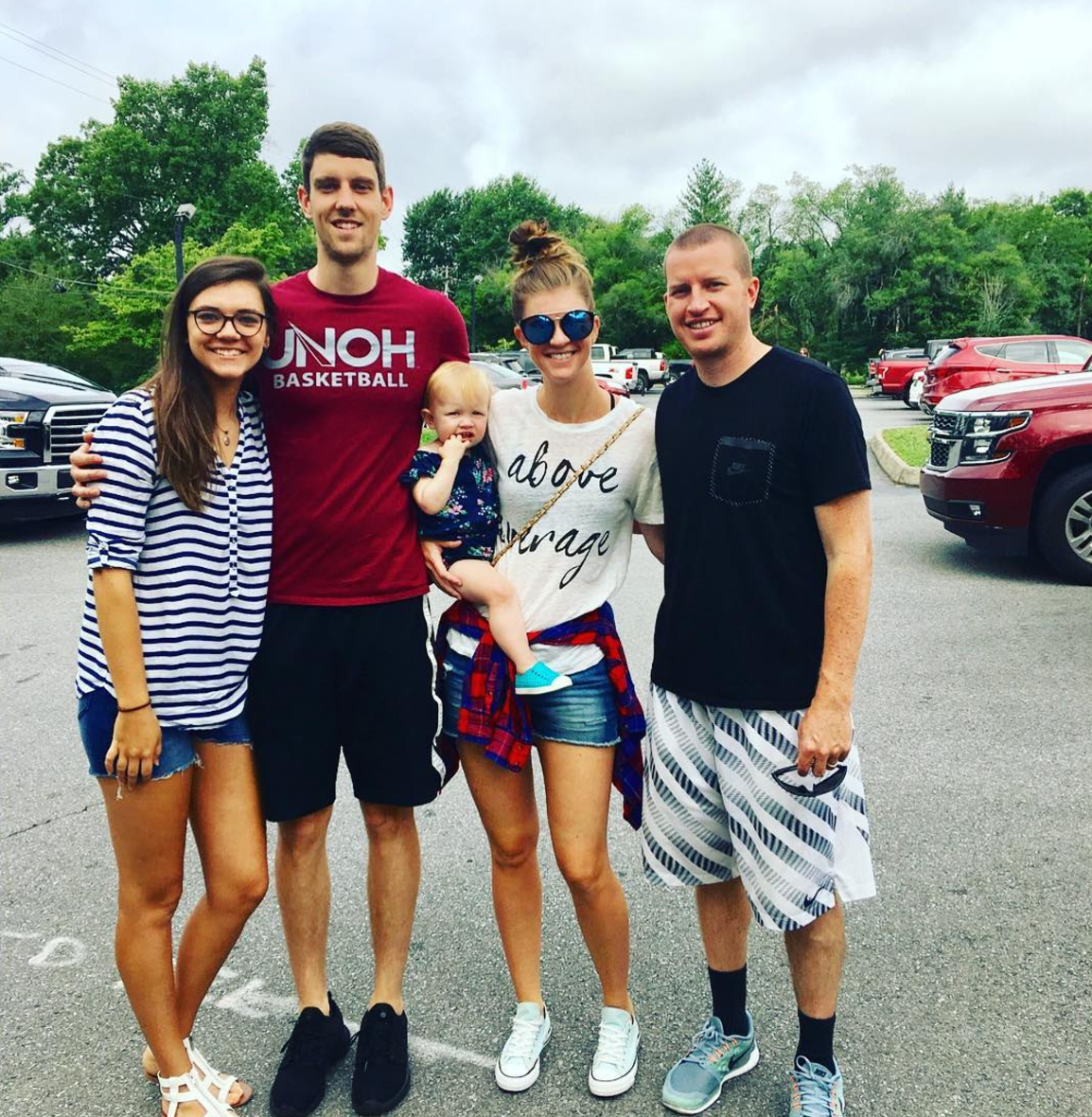 This was one of my favorite pictures from the summertime. We ate brunch at this cute little apple orchard and had a random person snap this in the parking lot.